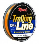 Леска JigLine Trolling Line 0.31/150м оранжевая