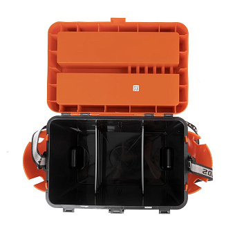 Ящик зимний Helios ''FishBox'' 2-секц. (19 л) оранжевый